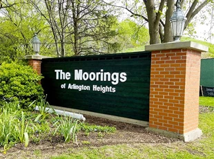 Monument Sign with 3-Dimensional Letters for The Moorings of Arlington Heights