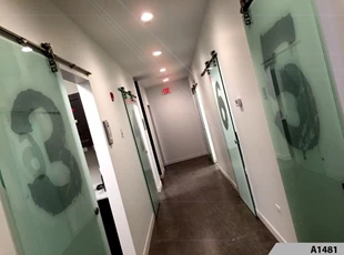 Frosted / Etched Vinyl Lettering | Indoor Vinyl Lettering & Graphics | Healthcare | Rosemont, IL