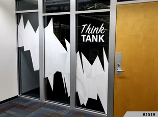 Simple but Effective Window Lettering | Indoor Vinyl Lettering & Graphics | Fitness | Arlington Heights, IL