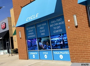 Full Color Window Graphics | Outdoor Vinyl Lettering & Graphics | Retail | Arlington Heights, IL