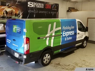 Cargo Vans | Vehicle Lettering & Graphics | Hospitality | Holiday Inn , Schaumburg, Mt. Prospect - Rolling Meadows