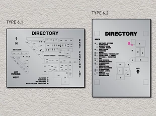 ADA Pro System - Wayfinding Map Directory Signs