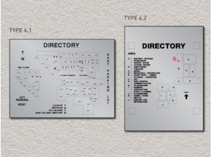 ADA Pro System - Wayfinding Map Directory Signs