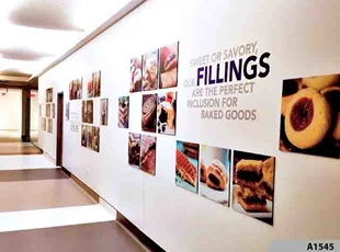 Wall Graphics & Murals | Reception & Office Signage | Hospitality & Lodging | Baldwin Richardson Foods Co, Oakbrook Terrace, IL