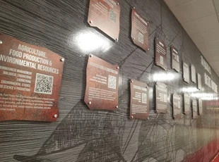 Printed Metal Signs with QR Codes