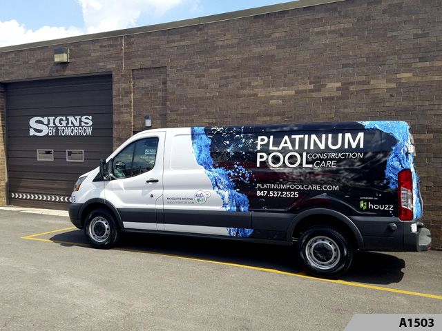 Partial Vinyl Wrap For Fleet of Trucks and Vans