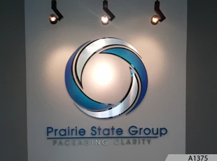 Digitally printed Acrylic Logo  Sign and 3-Dimensional Acrylic Letters - Consulting Engineers Group - Mt. Prospect, IL