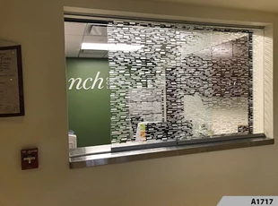 Dusted Vinyl as Semi Privacy Window Film - NCH Arlington Heights