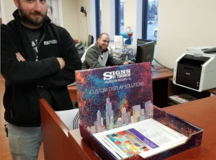 Printed Cut and Folded Display Unit