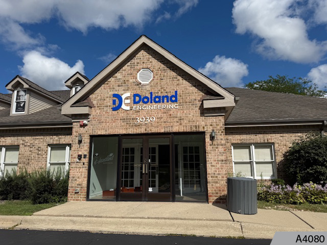 Dimensional logo and letters for your exterior company space.