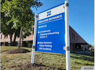 Post & Panel Signs | Construction | St Charles | Aluminum