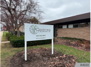 Post & Panel Signs | Healthcare | Mt Prospect | Aluminum