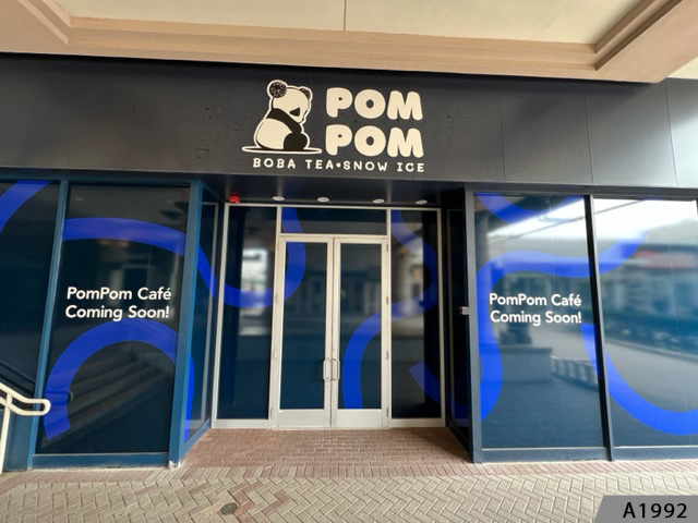 Dimensional letters and logos don't have to be expensive for your temporary store, using different materials.