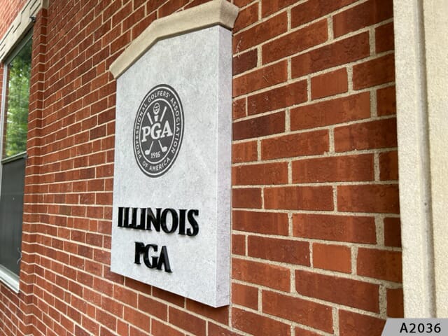 Custom shape panfaces with dimensional letters, are the perfect solution to cover up or re-use signs that can't be taken down.