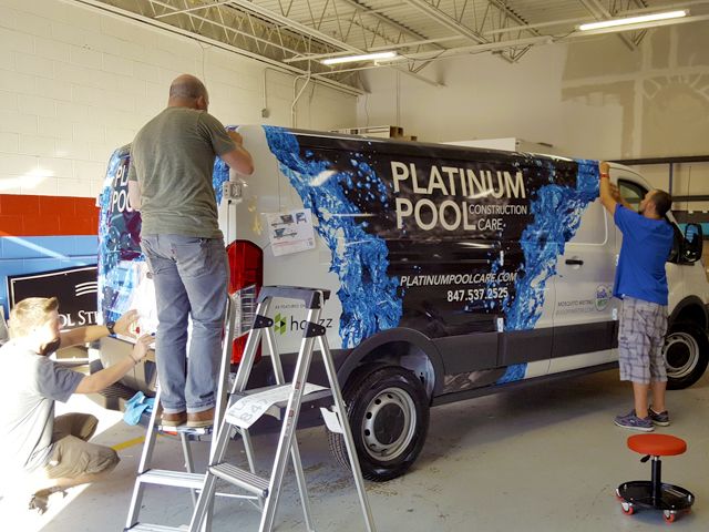 Vehicle Wrap Installation