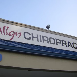 Three Dimential Custom Lettering for Align Chiropractic