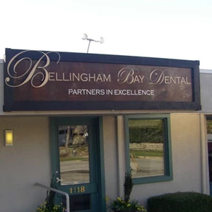 Custom Metal Fabricated Sign for Bellingham Bay Dental