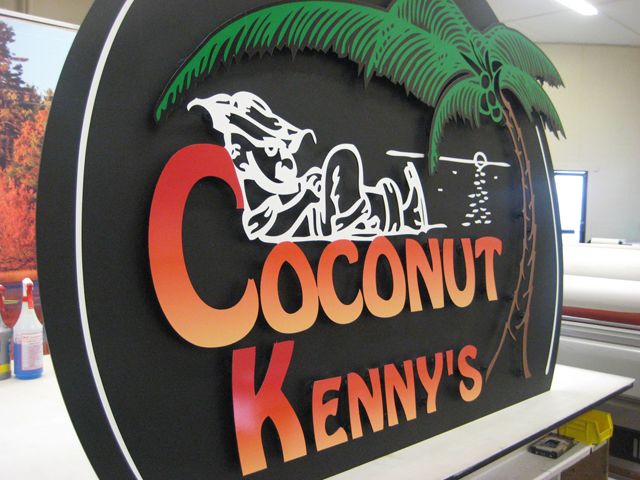Coconut Kenny's Monument Sign