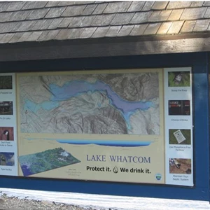 Whatcom Lake Park Sign
