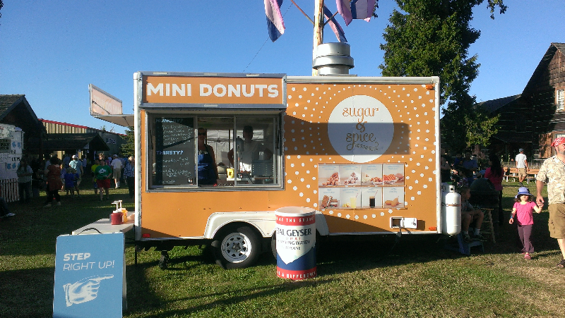 Sugar & Spice trailer wrap