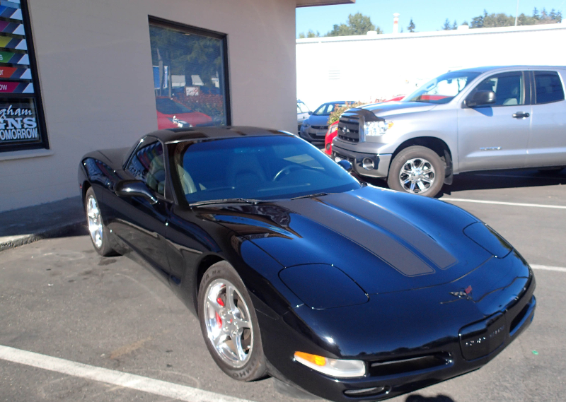 Matte Black Striping
