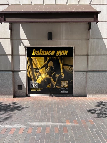 Balance Gym Exterior Advertising