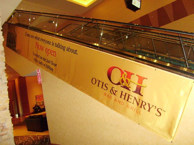 Interior Silk Banner at Waterloo Isle Hotel Casino