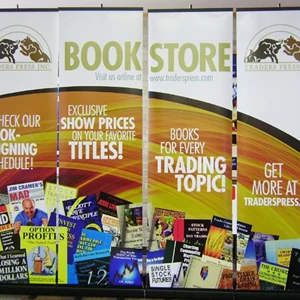 Set of 4 Retractable Banner Stands for Tradeshow