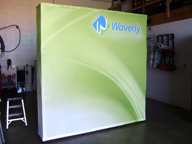 Interior Collapsable Banner with Framework & Case for Storage