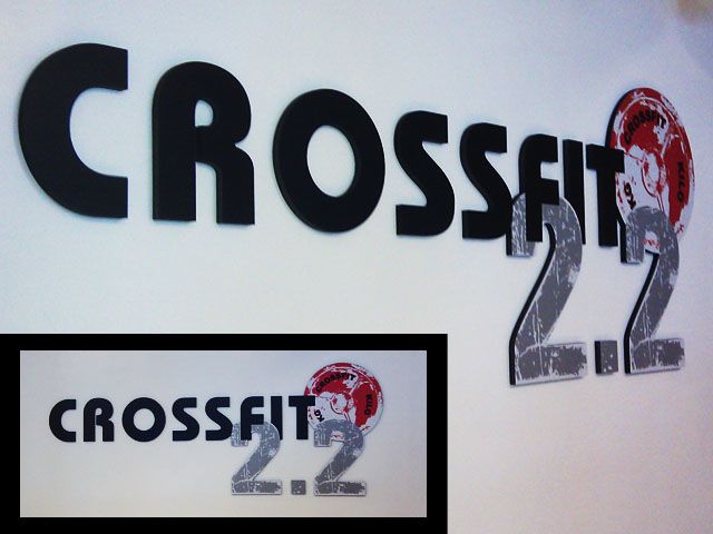 Flat Cut Acrylic Raised Logo