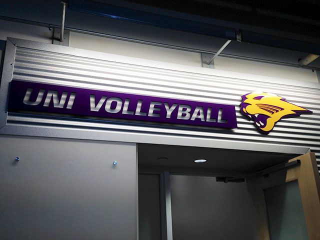 Volleyball Entrance Sign