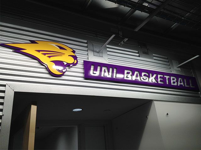 Basketball Entrance Sign