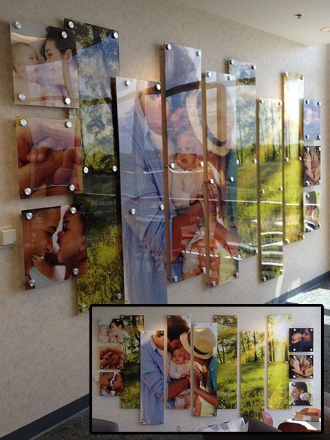 Translucent Plexi Mounted off the Wall