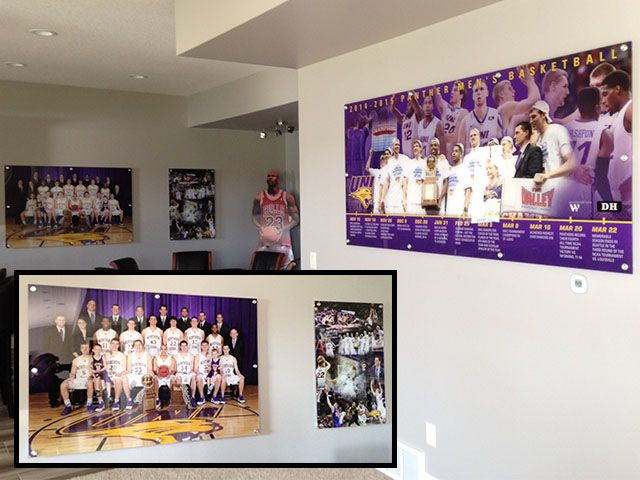 Panther Basketball Displays