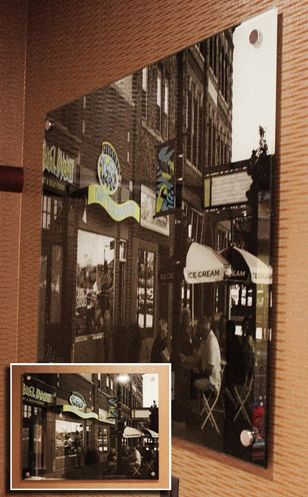 NewAldaya Lifescapes Glass Photo Display + Standoffs