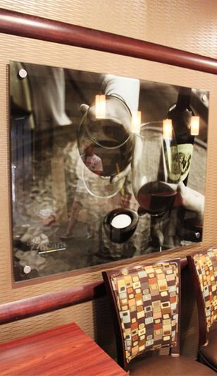 NewAldaya Lifescapes Glass Photo Display + Standoffs