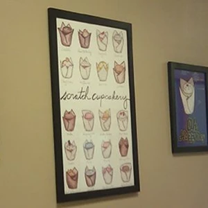 Scratch Cupcakery Interior Framed Posters