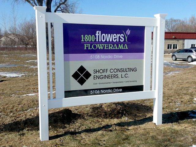 Exterior Free Standing PVC Post-Kit