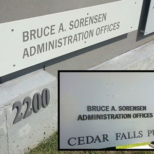 Exterior Signage for CF Administration Offices