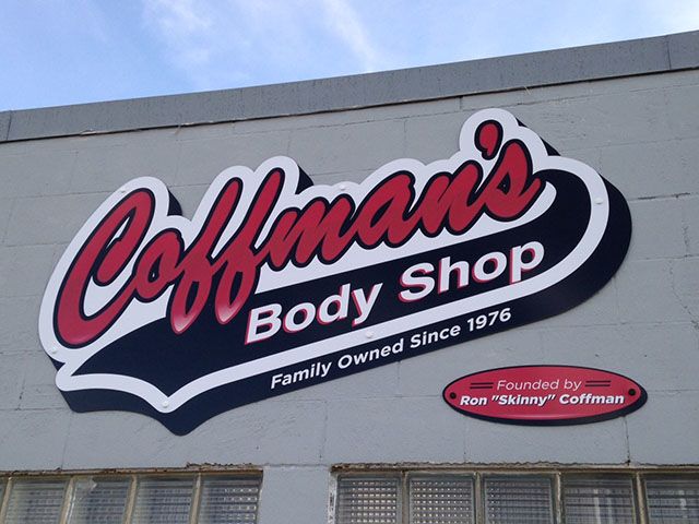 Exterior Sign Mounted on Building