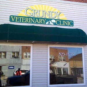 Grundy Veterinary Clinic Outdoor Signage