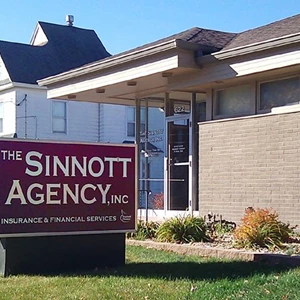 New plexi inserts and window lettering at the Sinnott Agency