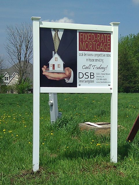 PVC Post Kit w/ Sign Insert