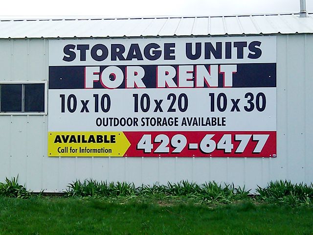 Storage Facility Signage - Outdoor Aluminum Composite Material