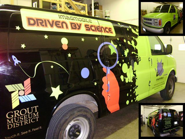 Grout Museum Van Partial Wrap