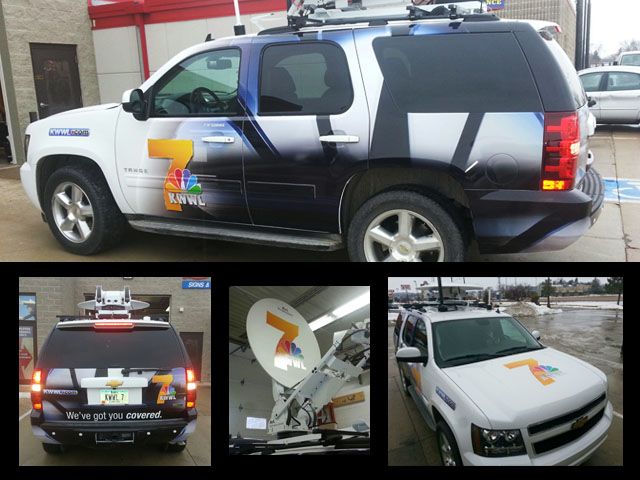 KWWL Tahoe - Partial Wrap