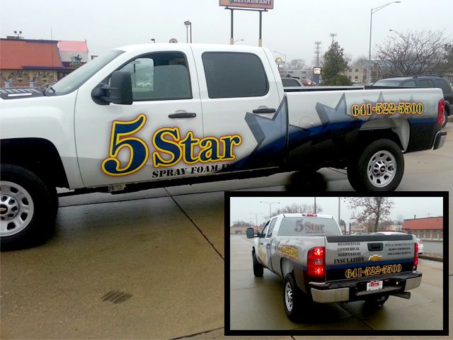 5 Star Spray Foam Vehicle Wrap
