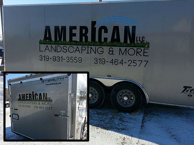 Trailer Vinyl Lettering