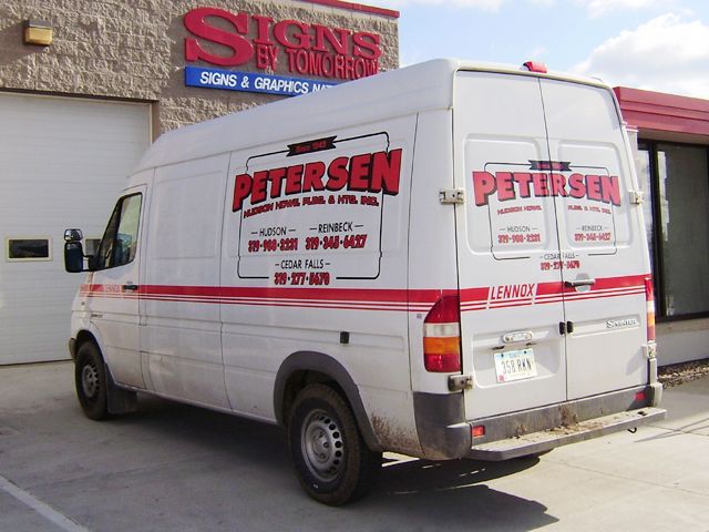 Van Graphics for Local Heating/Plumbing Company