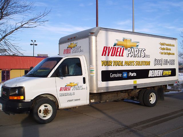 Vehicle Graphics for Local Dealership Truck